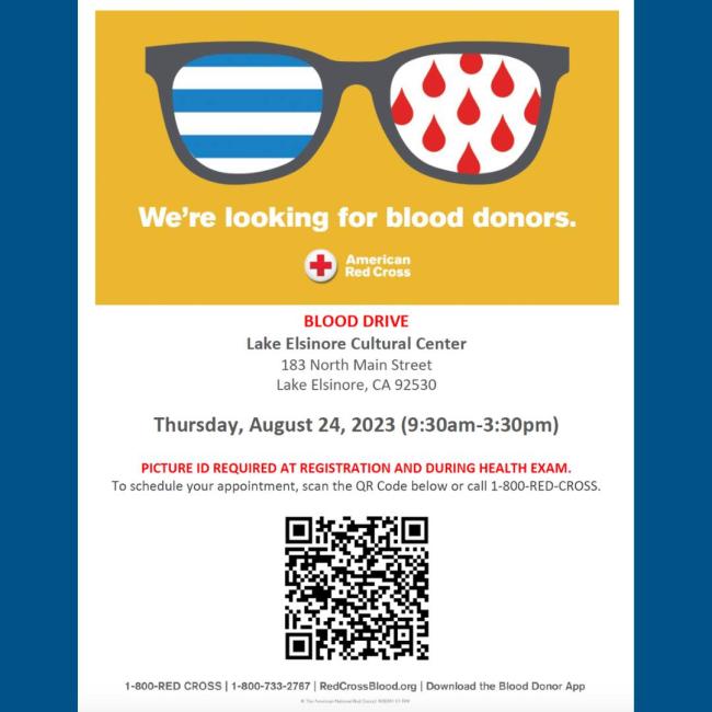Lake Elsinore Blood Drive