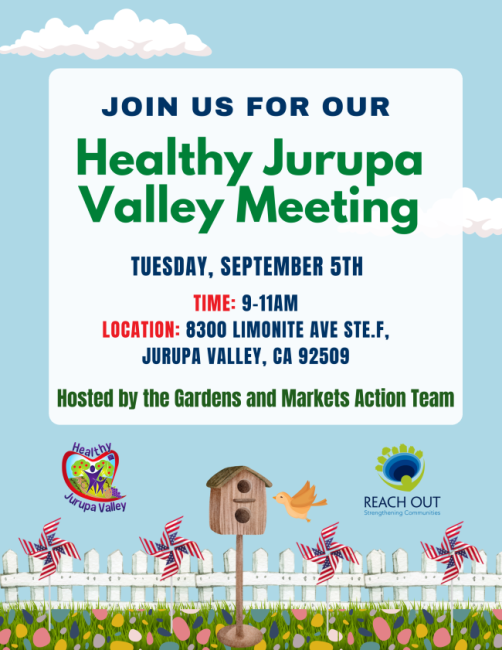 Healthy Jurupa Valley Meeting