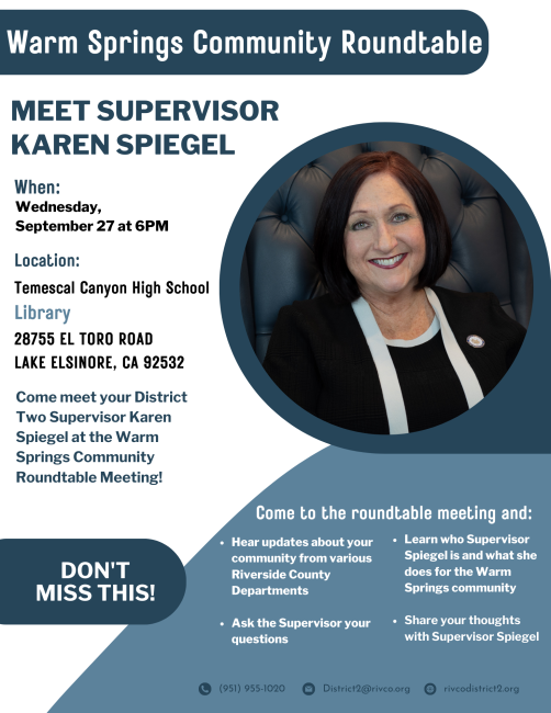 Warm Springs Roundtable