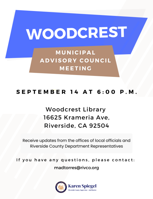 Woodcrest MAC Sept