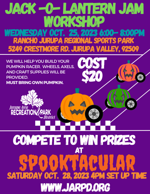 Jack-o-Lantern Jam Workshop