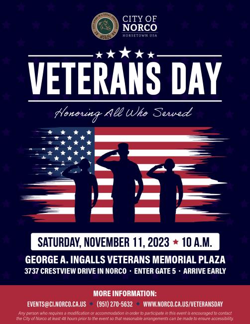 Veterans Day - Norco