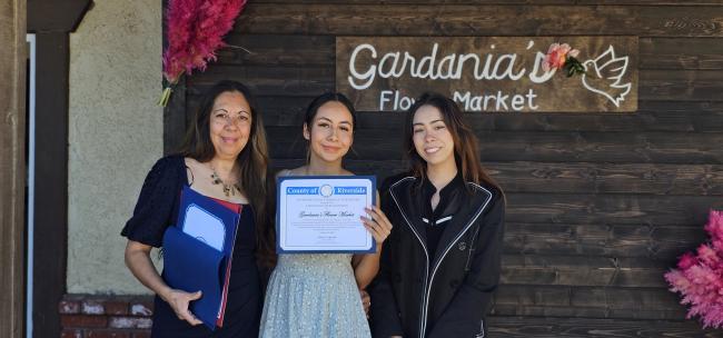 Gardania's Flower Market Opening