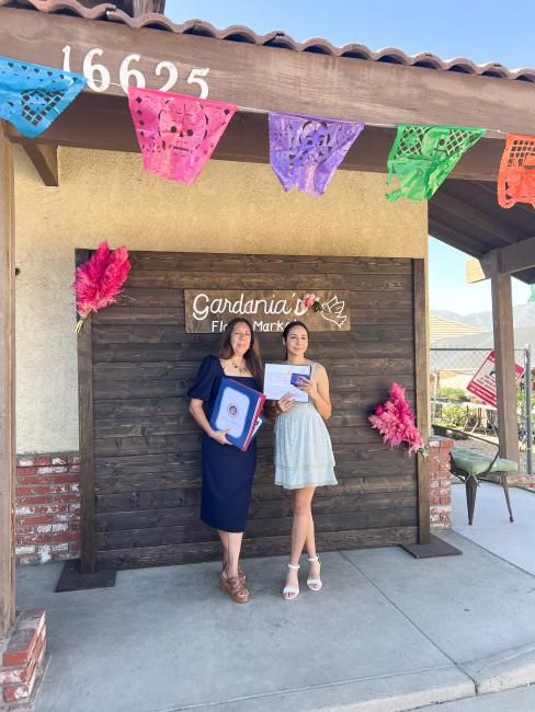 Gardania's Flower Market Opening