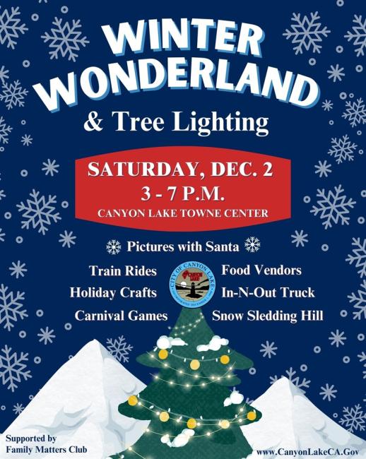 Canyon Lake Winter Wonderland & Tree Lighting