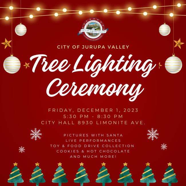 Jurupa Valley Tree Lighting Ceremony (Spanish)