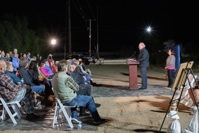 Anti-Glare Fence Unveiling Ceremony
