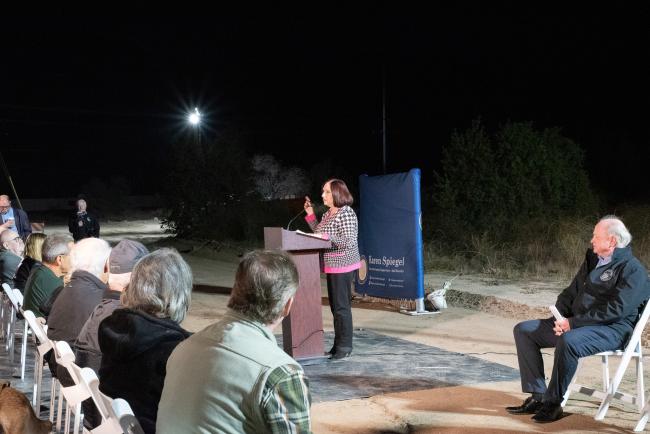 Anti-Glare Fence Unveiling Ceremony