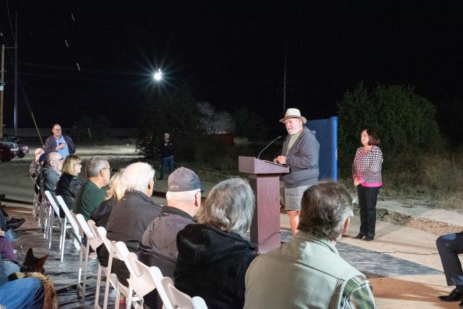 Anti-Glare Fence Unveiling Ceremony