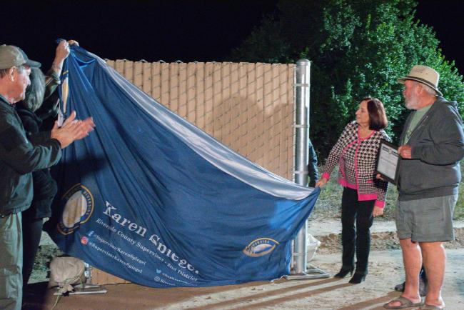 Anti-Glare Fence Unveiling Ceremony