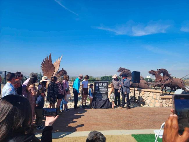 Kathy Azevedo Spirit of Norco Monument Dedication