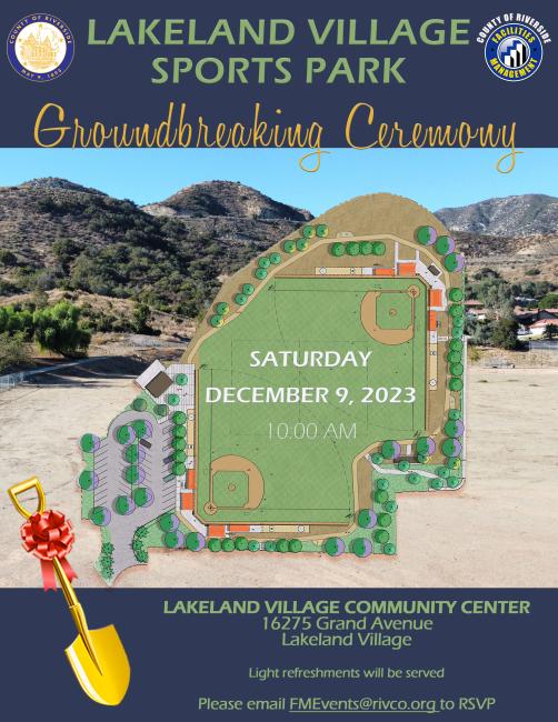 Lakeland Village Sports Park Groundbreaking Ceremony