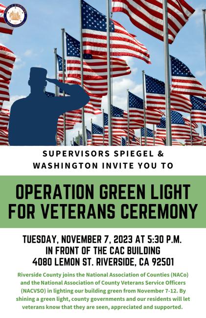 Operation Green Light Flyer