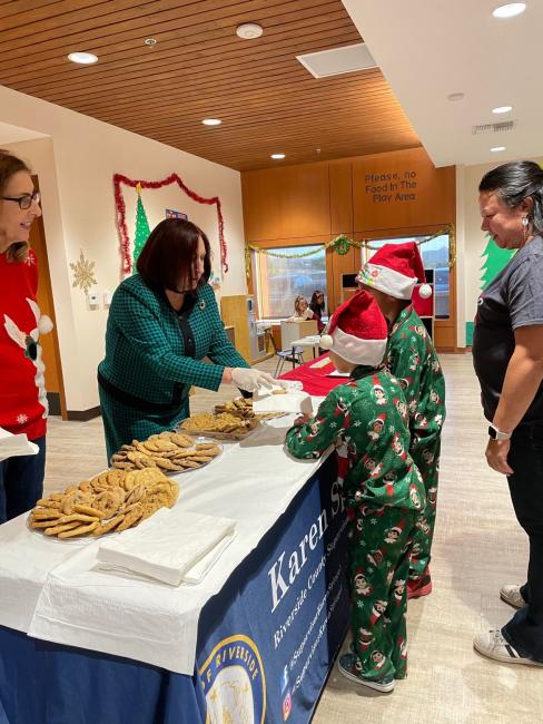 Cookies with Santa Woodcrest