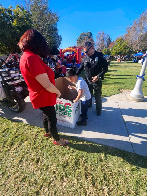 Corona Police Department's Kids & Cops Holiday Magic