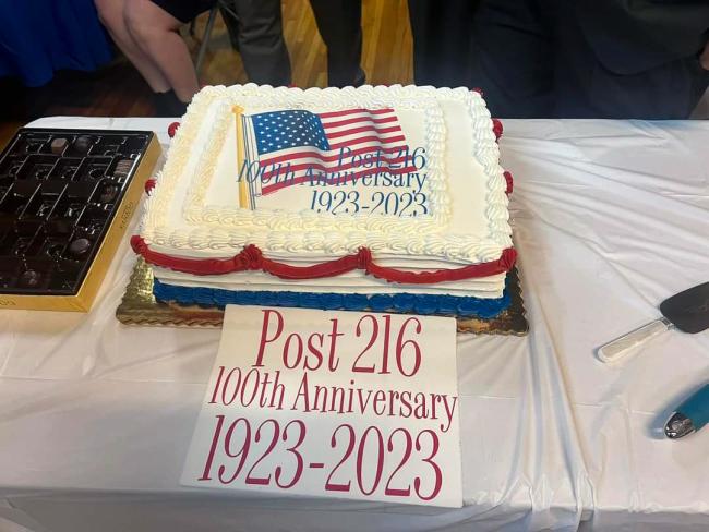 100th Anniversary Celebration of American Legion Post 216