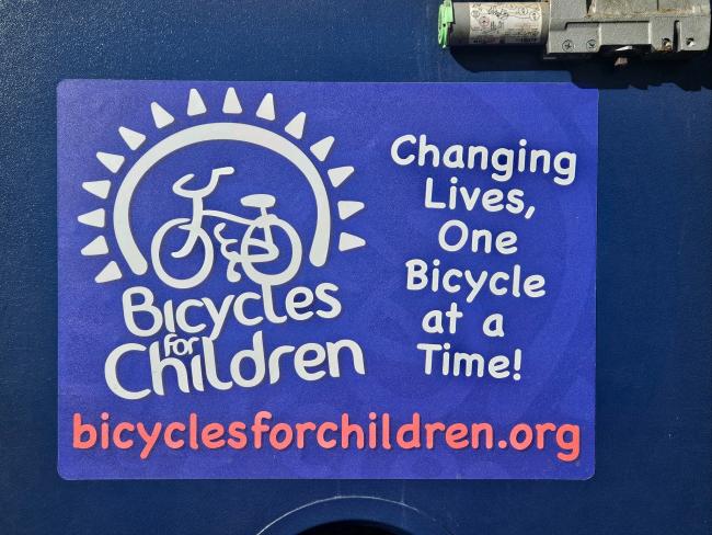 Supervisor Spiegel Builds Bikes with Bicycles for Children