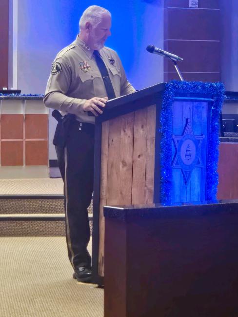 Riverside County Sheriff's Project Blue Light Ceremony