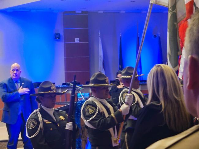 Riverside County Sheriff's Project Blue Light Ceremony