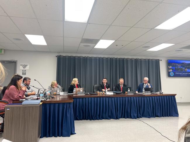 Canyon Lake Reorganization