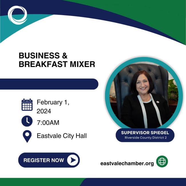 Eastvale Chamber February Business & Breakfast Mixer