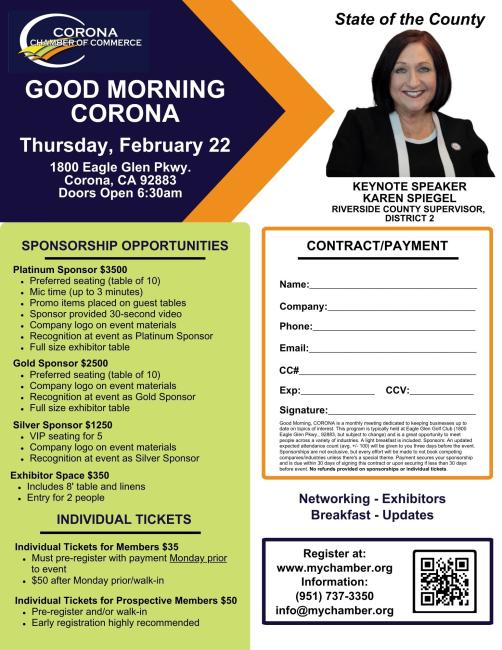 Good Morning Corona State of the County D2
