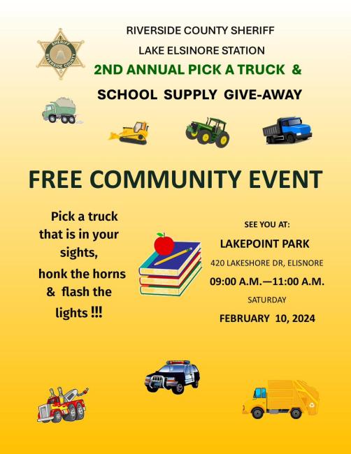 Lake Elsinore Sheriff Event