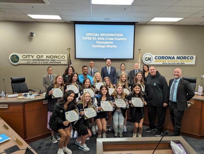 Corona-Norco Unified School District's Board of Education Meeting