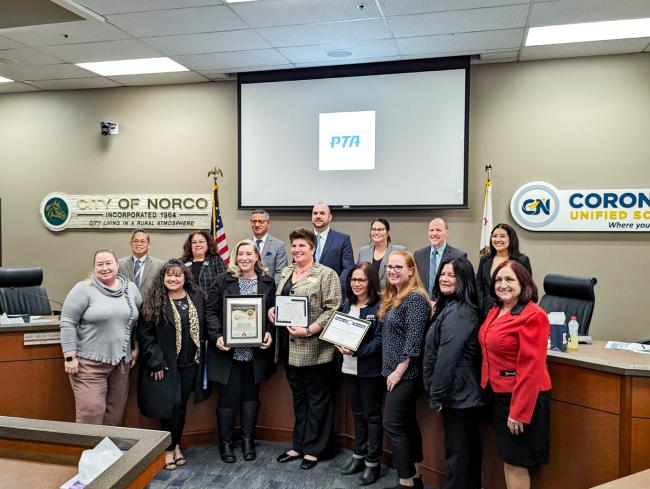 Corona-Norco Unified School District's Board of Education Meeting