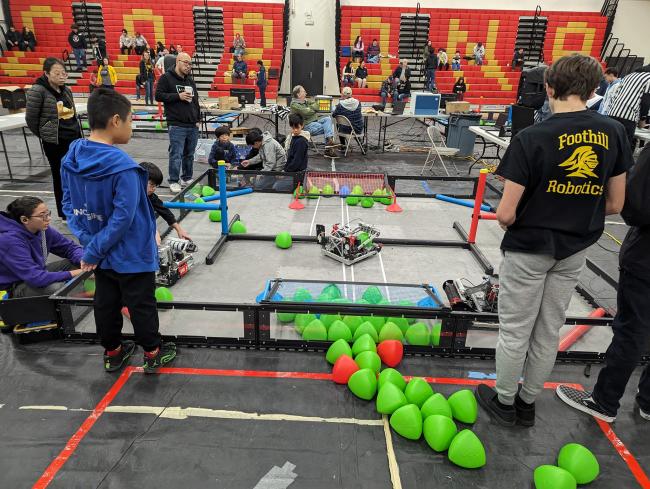 Robotic Competition at Corona High School