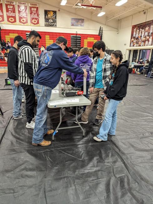 Robotic Competition at Corona High School