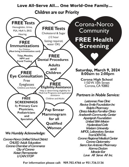 FREE Health Screening