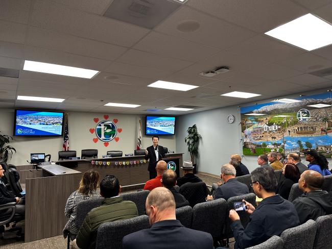 Eastvale Chamber of Commerce's Business & Breakfast mixer