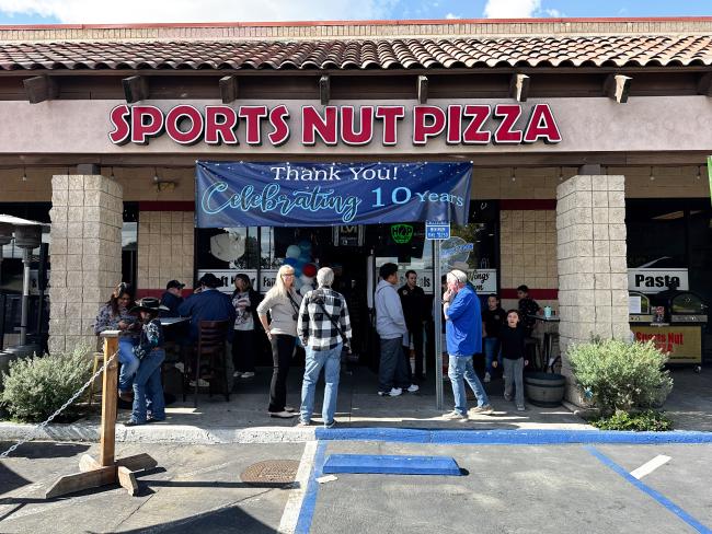 Sports Nut Pizza's 10th Anniversary