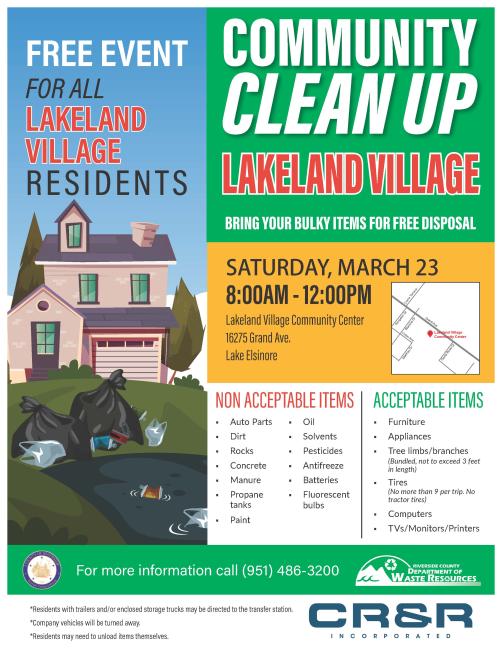 Lakeland Village Clean Up