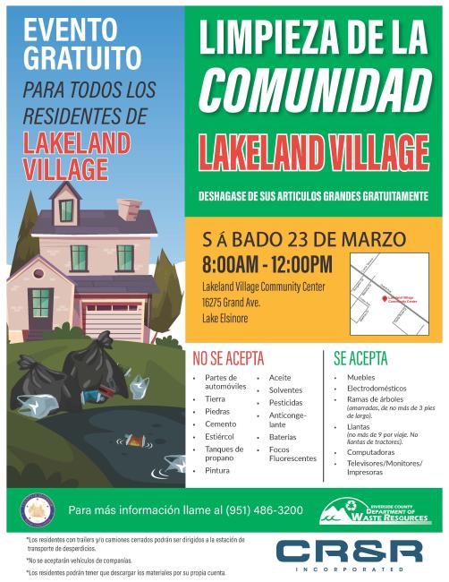 Lakeland Village Clean Up (Sp)