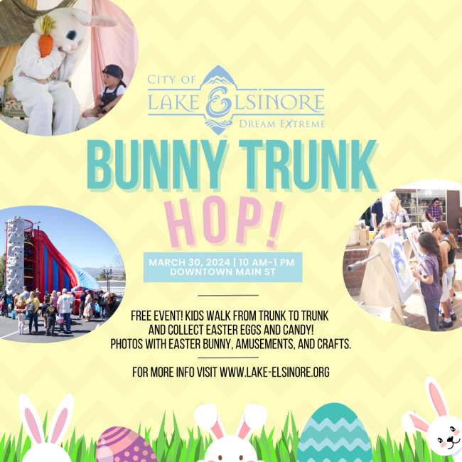 Lake Elsinore Bunny Trunk Hop