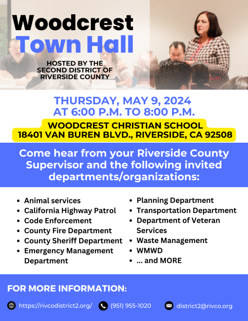 Woodcrest Town Hall 2024