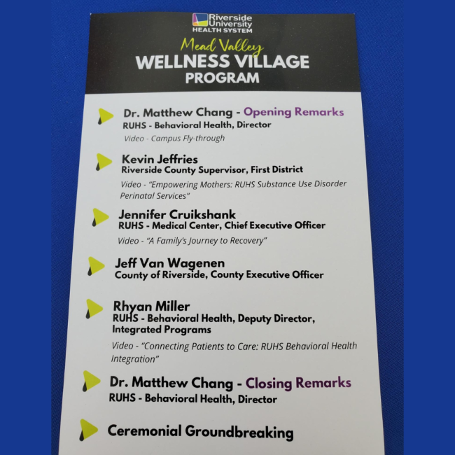 Riverside University Health System Wellness Village Clinic