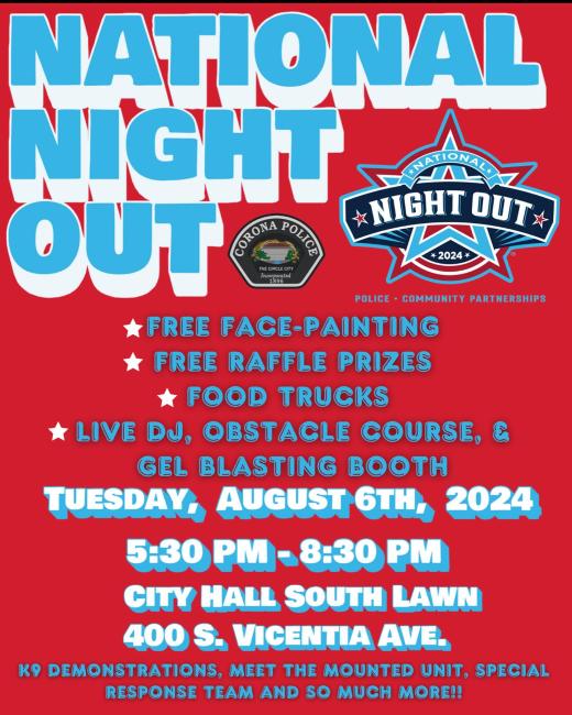 National Night Out - Corona