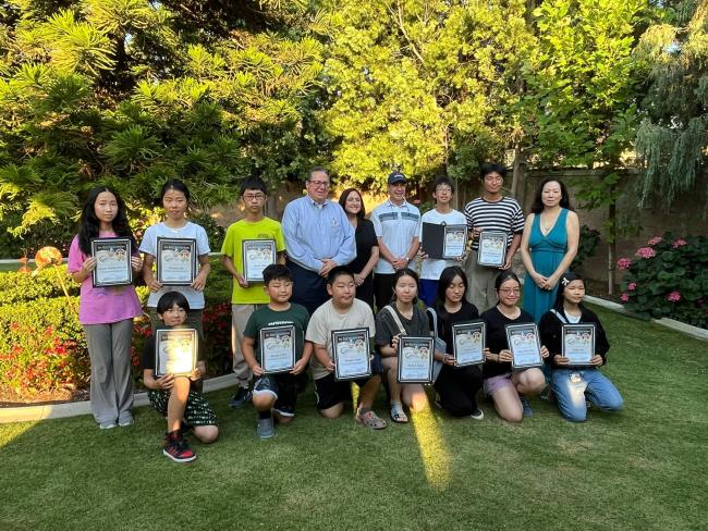 Supervisor Spiegel Celebrates Eastvale Kiwanis Youth Leaders at Summer BBQ