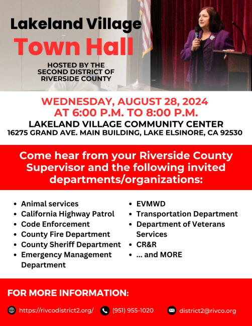 Lakeland Village Town Hall 2024
