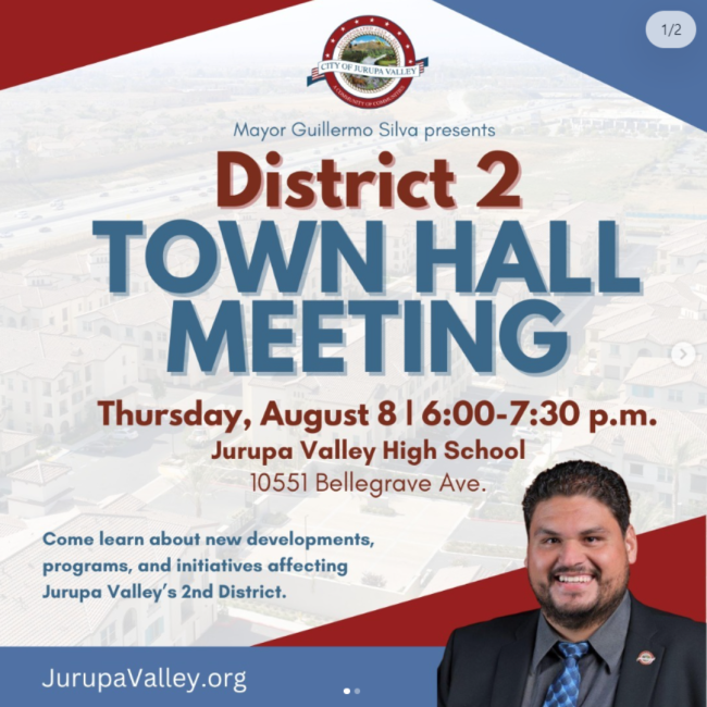 District 2 Town Hall meeting 