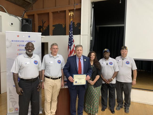Riverside County Veterans' Advisory Committee's Legislative Breakfast