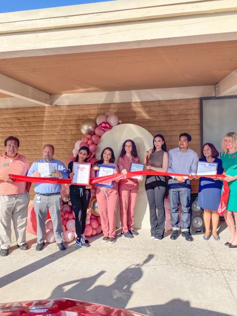 Supervisor Spiegel Welcomes Trusted Aesthetics to Corona