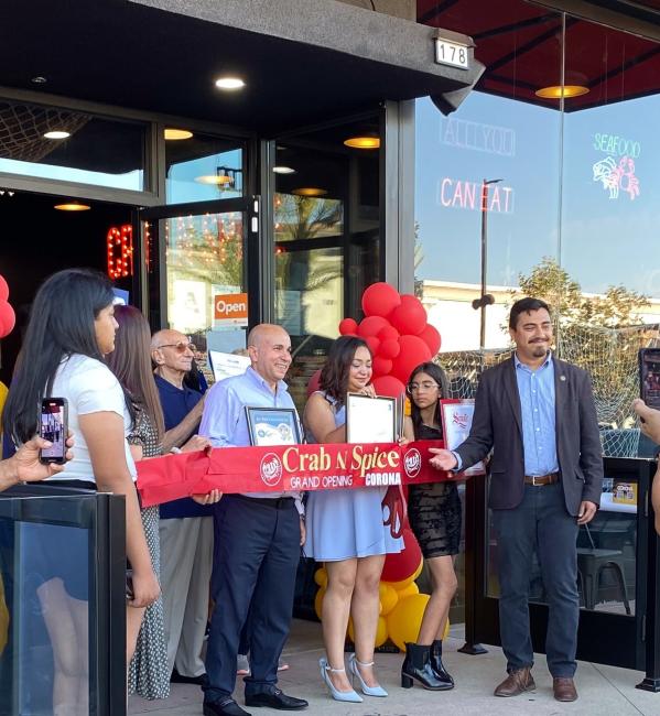 Grand Opening of Crab n Spice in Corona