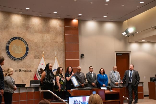 Suicide Prevention Coalition – Riverside University Health System, Behavioral Health, in observance of Suicide Prevention Month.