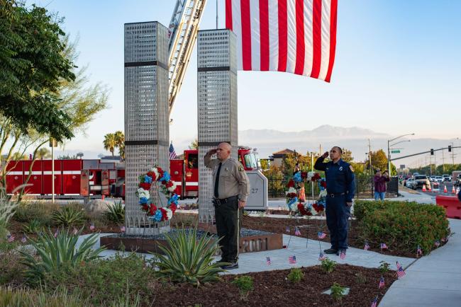 Patriot Day ceremony at Eastvale 