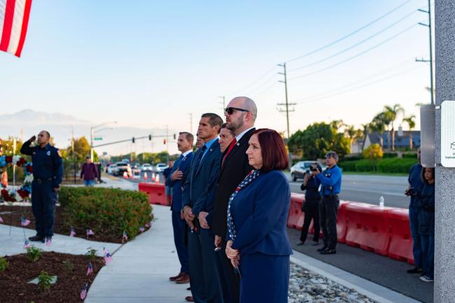 Patriot Day ceremony at Eastvale 