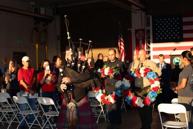 Patriot Day ceremony at Eastvale 